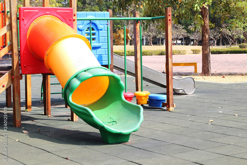 playground on yard in the park
