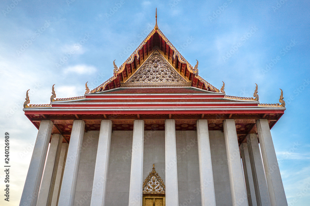 Thailand temple environment, Golden Mount, Bangkok.