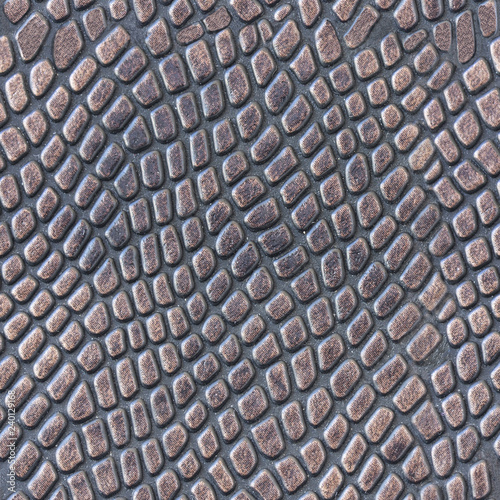 Seamless texture of the skin. Crocodile skin