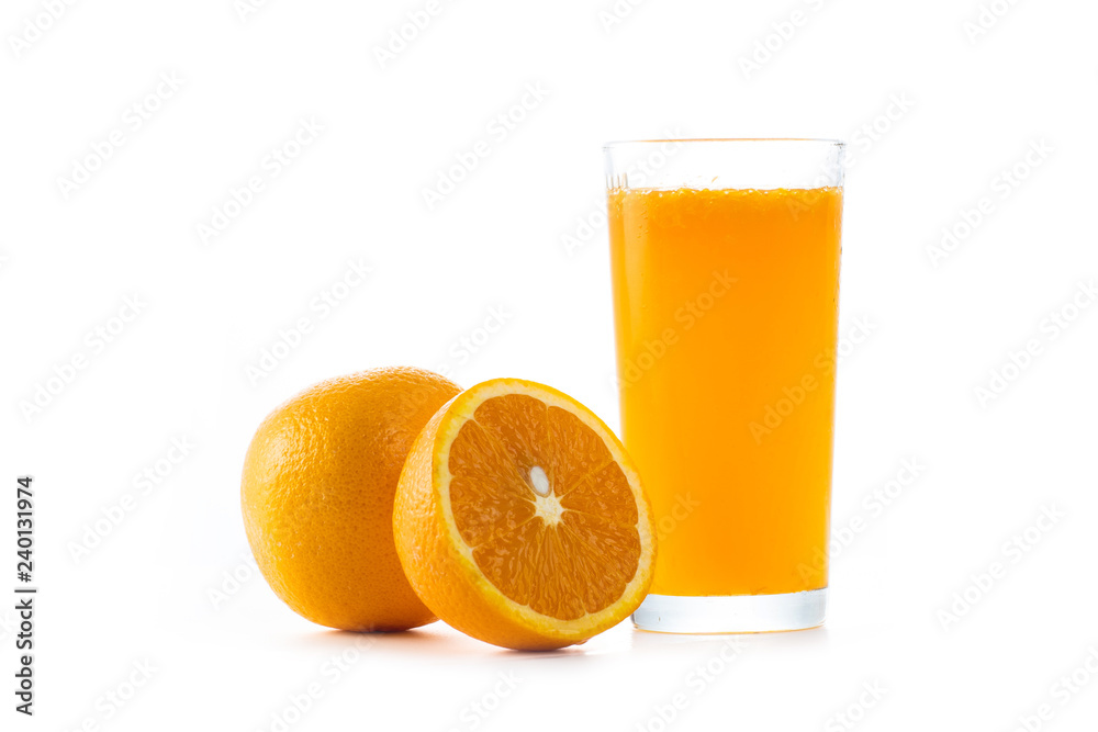 orange cut and jouice isolated in white background orange cut and jouice isolated in white background