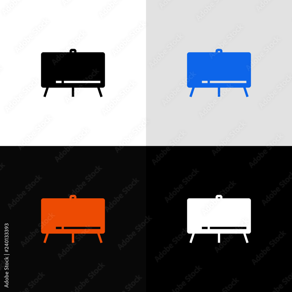 board glyph education icon, vector illustrator board glyph education icon, vector illustrator