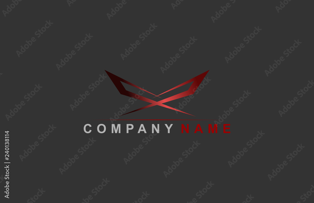 Fototapeta premium ABSTRACK LOGO NAME EYES HAWK