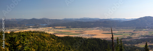 A panorama of the Rathdrum Prairie in North Idaho