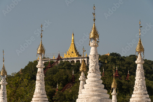 Pagoda de Sandamuni  en la ciudad de Mandalay  Myanmar