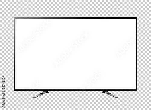 TV screen blank on background vector