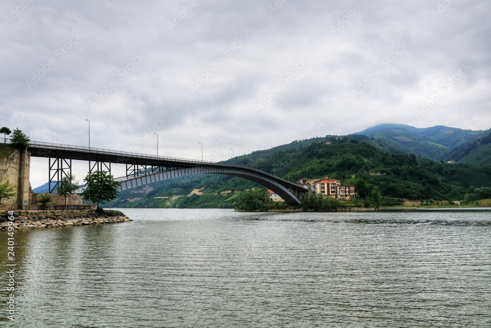 Ayvacik Dam Lake (Hidden Heaven) in Samsun, Turkey