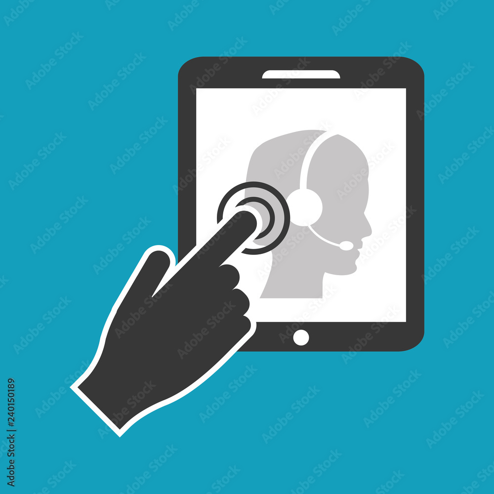 online support or call center related icons image online support or call center related icons image