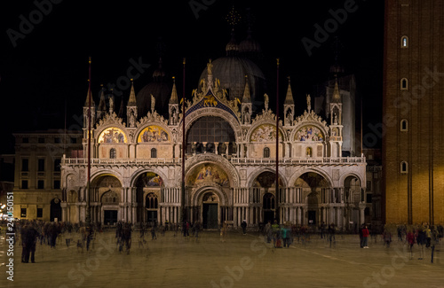 Piazza San Marco at night, Venice, Italy © Olivier