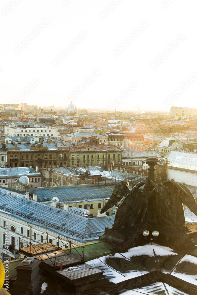 panoramic view of Saint-Petersburg