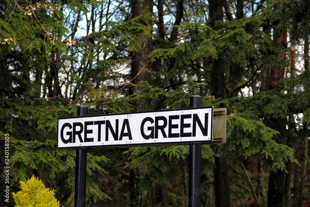 Gretna Green Sign