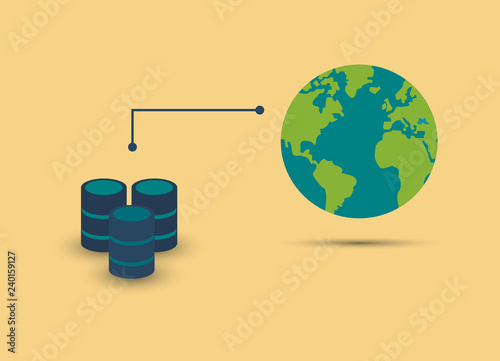 data center related icons image