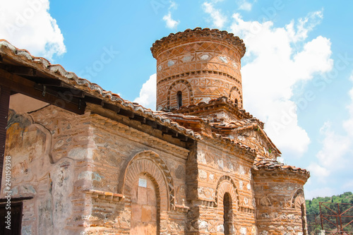 Ancient orthodox bysantine church of Panagia in Kastoria city, West Macedonia, Greece photo