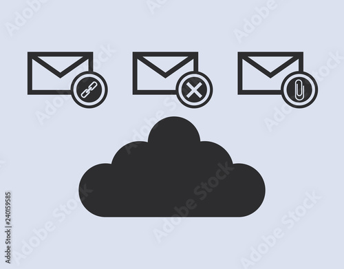 data center related icons image