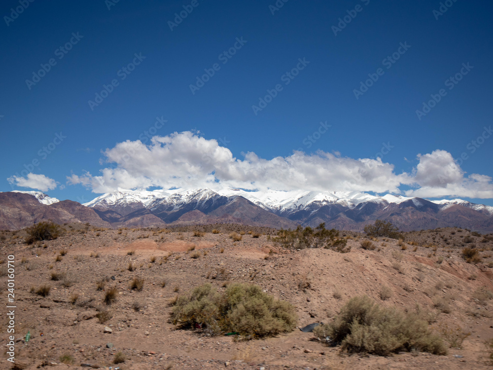 Andes mountaines in Mendoza, Argentina
