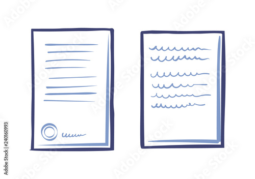 Business Documentation Template, Web App Letter