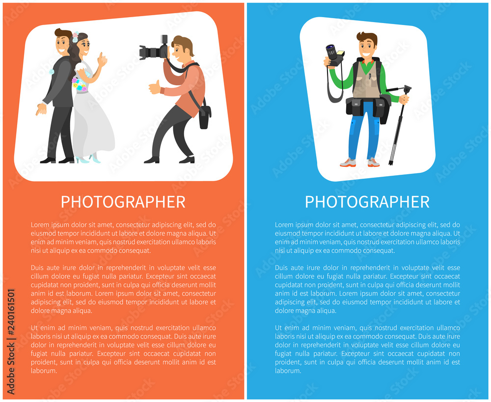 Wedding Photographer and Photojournalist Banners