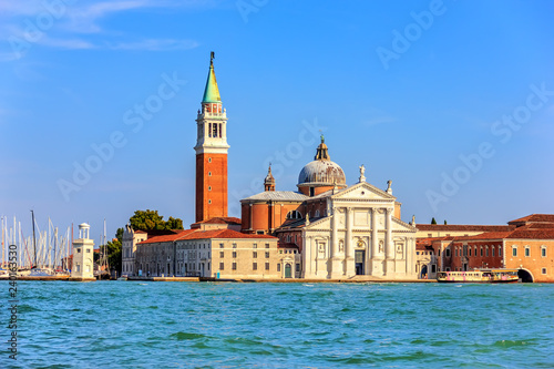 San Giorgio Maggiore Island in the lagoon of Venice, Italy © AlexAnton