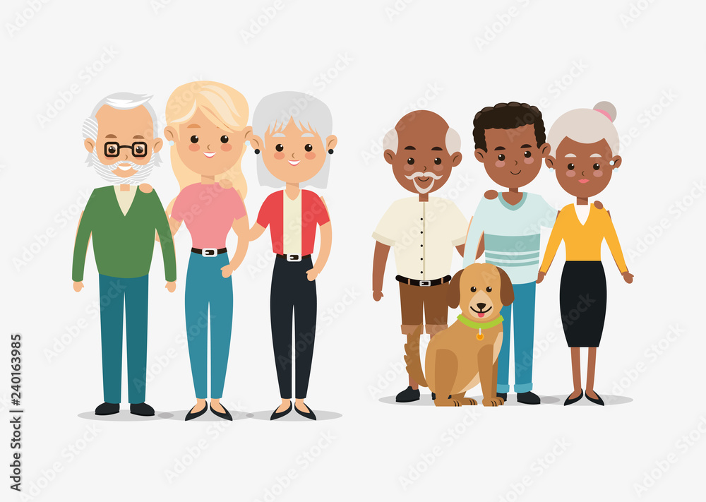 traditional family image 