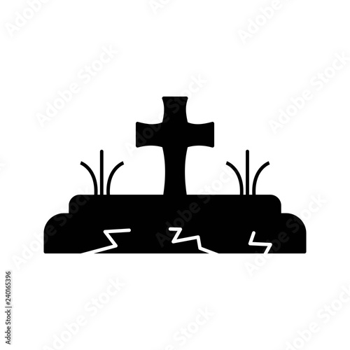 vector grave icon