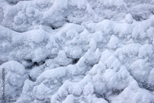 White snow beautiful pattern foreground.