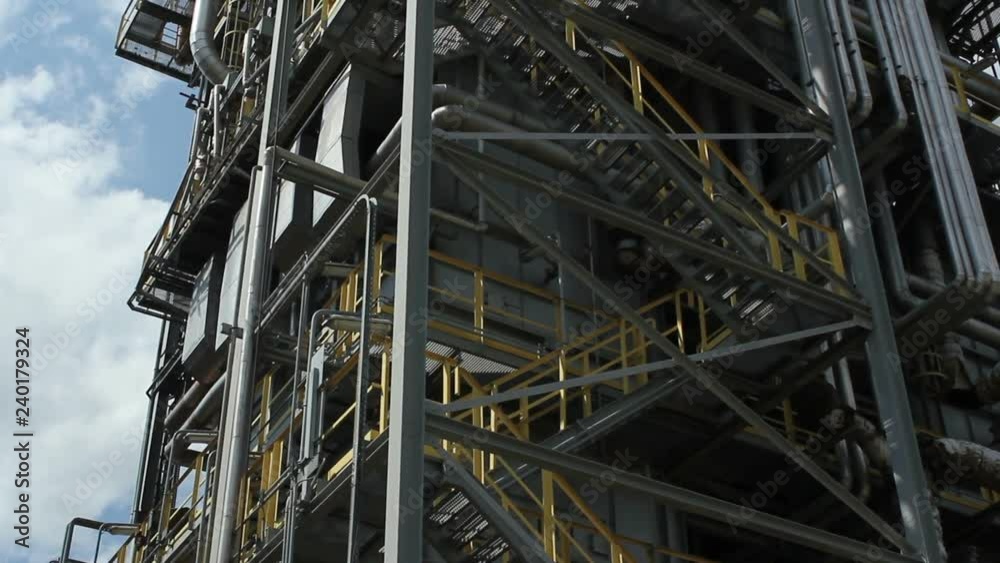Dolly Shot At The Factory. Oil Refinery Complex Engineering Constructions . Dolly Shot At The Factory. Oil Refinery Complex Engineering Constructions .