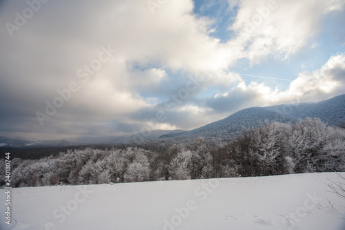 Bieszczady Mountains, Bieszczady National Park, Carpathians Mountains, Poland and Ukraine