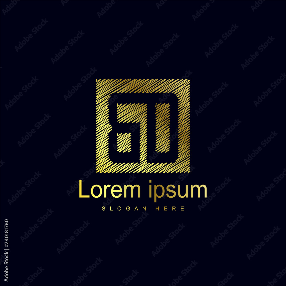 Initial Letter BD Logo Template Vector Design Initial Letter BD Logo Template Vector Design