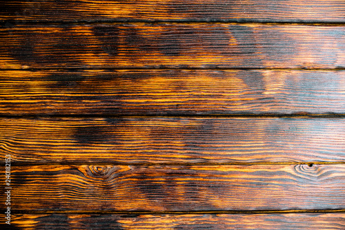 Wood texture. Brown board background, Natural background of brown boards wide and narrow