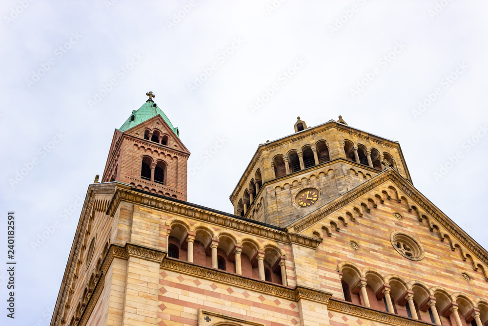 Architectural details of Speyer Cathedral, Speyer, Germany
