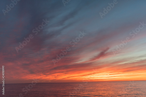 colorful sunset over Cape Cod, Massachusetts
