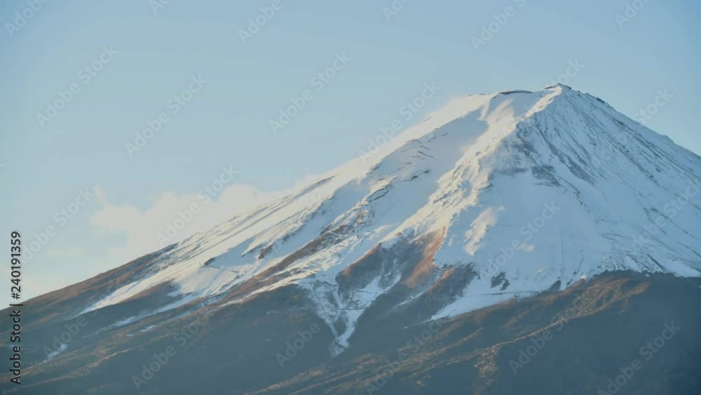 time lapse fuji mountain with cloud on sunrise, Landmark of Japan time lapse fuji mountain with cloud on sunrise, Landmark of Japan