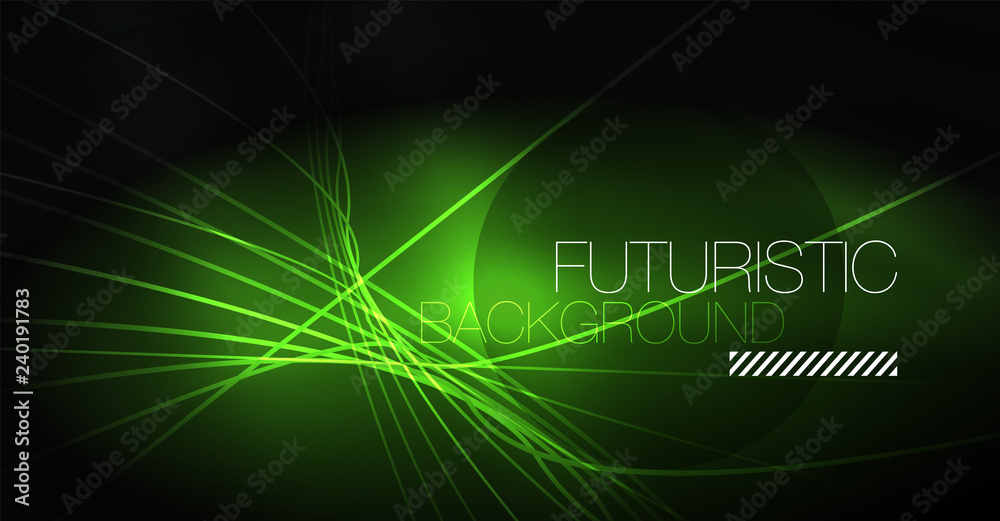 Digital technology abstract background - neon geometric design. Abstract glowing lines. Colorful techno background. Futuristic shape. Digital technology abstract background - neon geometric design. Abstract glowing lines. Colorful techno background. Futuristic shape.