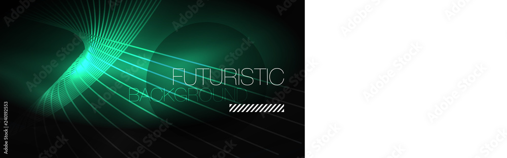 Digital technology abstract background - neon geometric design. Abstract glowing lines. Colorful techno background. Futuristic shape. Digital technology abstract background - neon geometric design. Abstract glowing lines. Colorful techno background. Futuristic shape.