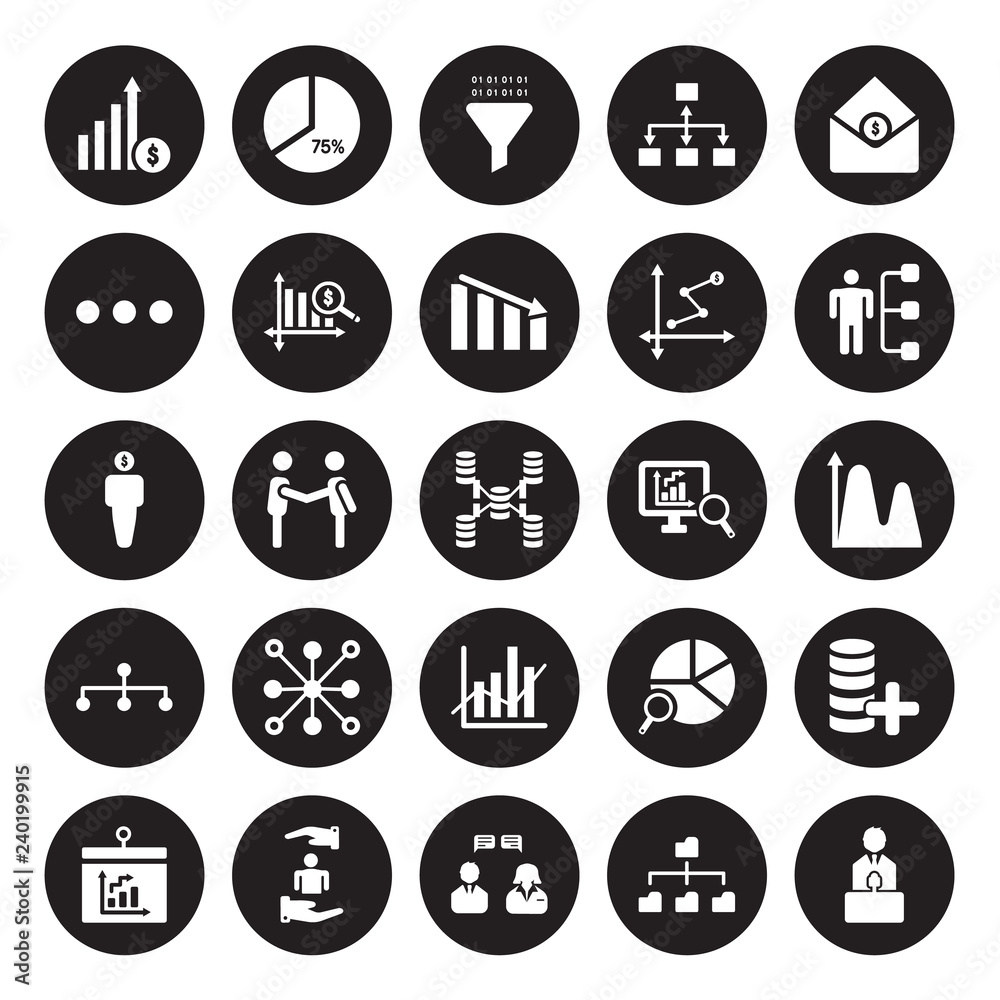 Data analysing icon Royalty Free Vector Image - VectorStock