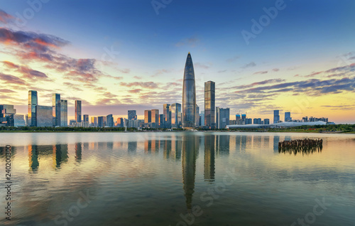 shenzhen city skyline photo