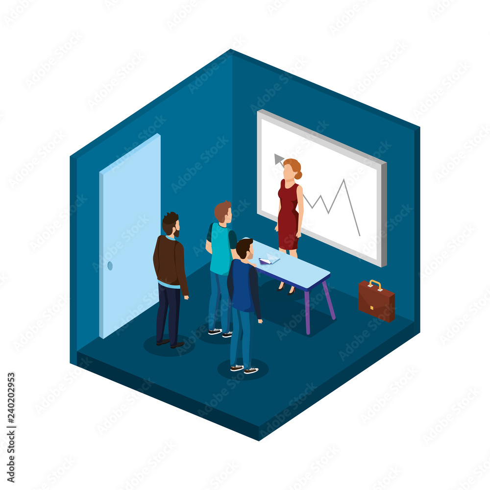 Fototapeta premium group of business people in the office