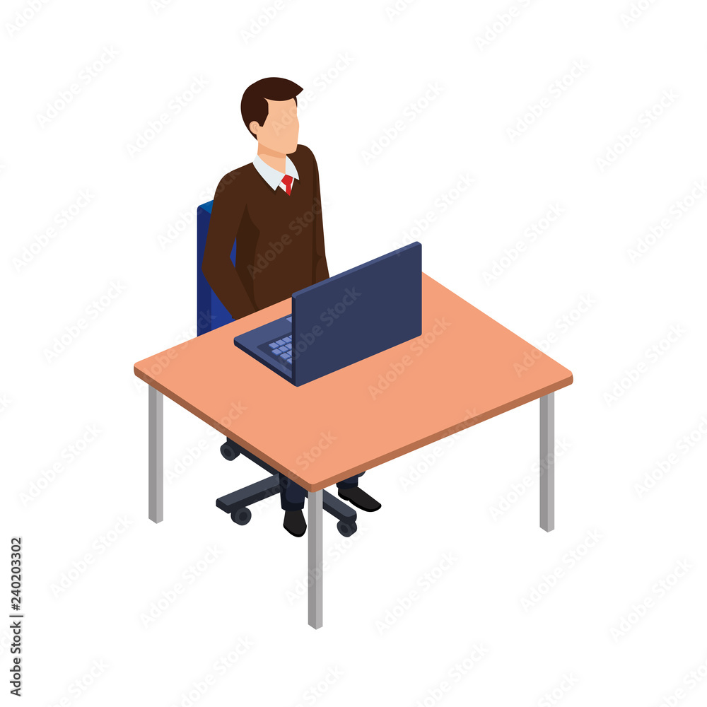 elegant businessman in the workplace elegant businessman in the workplace