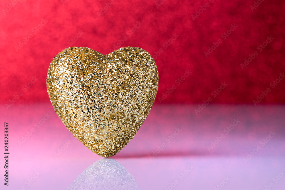 Fototapeta premium Gold heart
