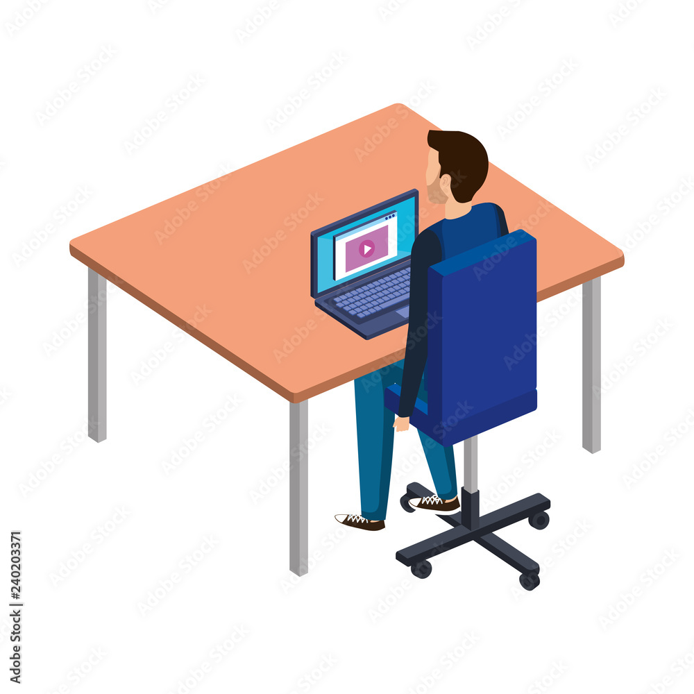 elegant businessman in the workplace elegant businessman in the workplace