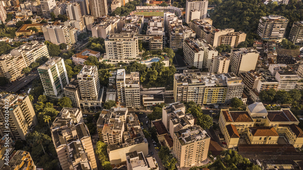 aerial view of city aerial view of city