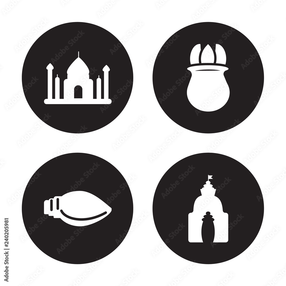 4 vector icon set : uttar pradesh, biju janata dal, ugadi, odisha isolated on black background 4 vector icon set : uttar pradesh, biju janata dal, ugadi, odisha isolated on black background