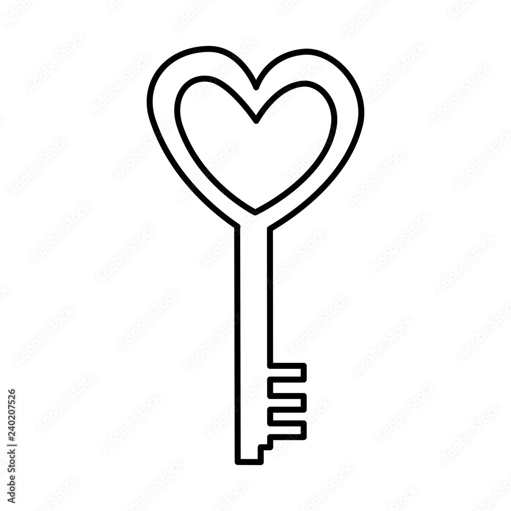antique key with heart love antique key with heart love