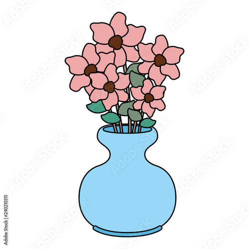 vase with flowers icon