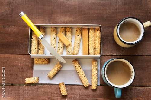 coffee and cookies photo