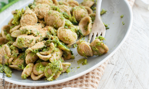 Orecchiette with turnip greens