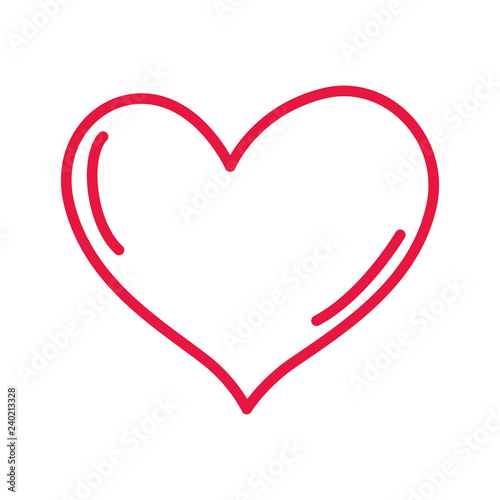 heart love isolated icon