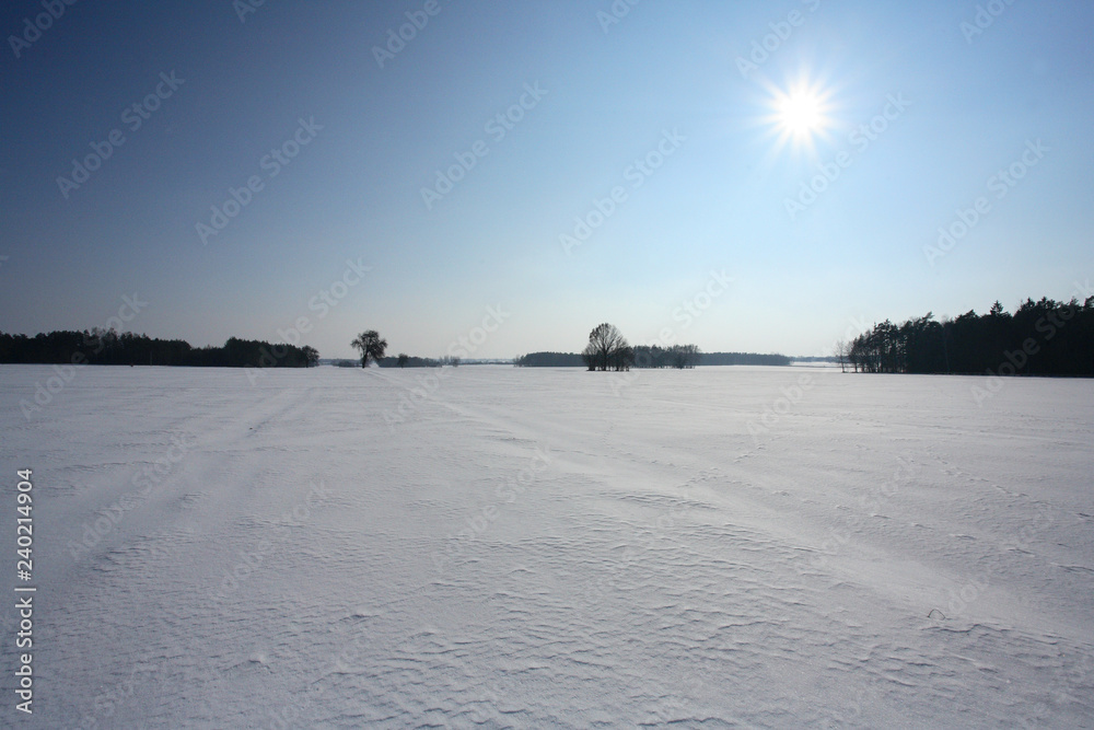 winter landscape, Poland