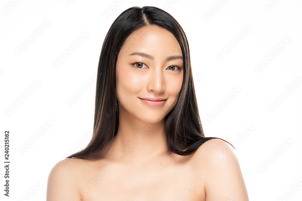 Beautiful Young asian Woman with Clean Fresh Skin Beautiful Young asian Woman with Clean Fresh Skin