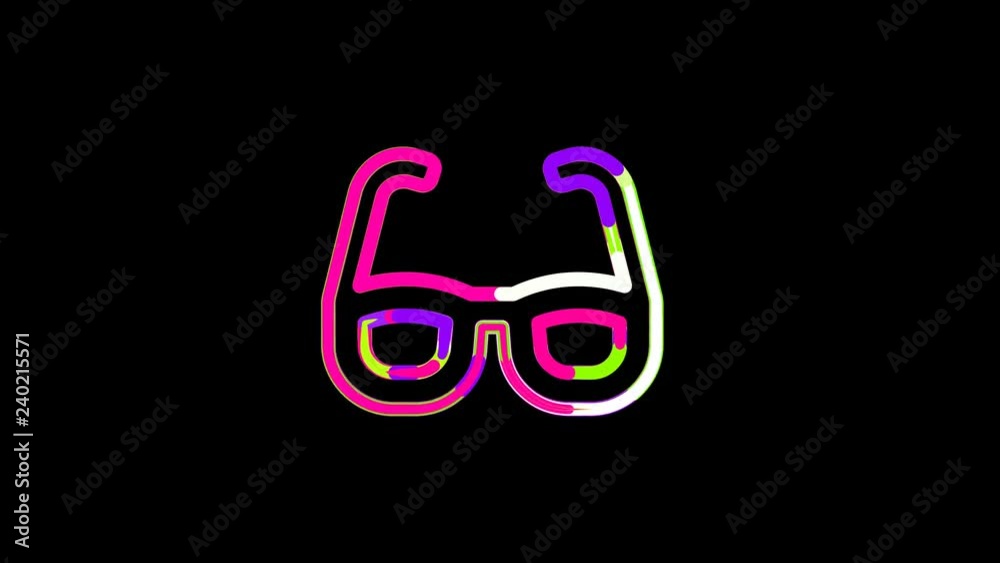 Circles gather in symbol glasses. After it crumbles in a line and moves to the camera. Alpha channel black Circles gather in symbol glasses. After it crumbles in a line and moves to the camera. Alpha channel black