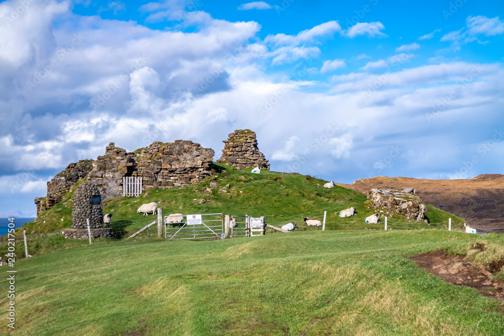 The ruins of Duntulm Castle, Isle of Skye - Scotland